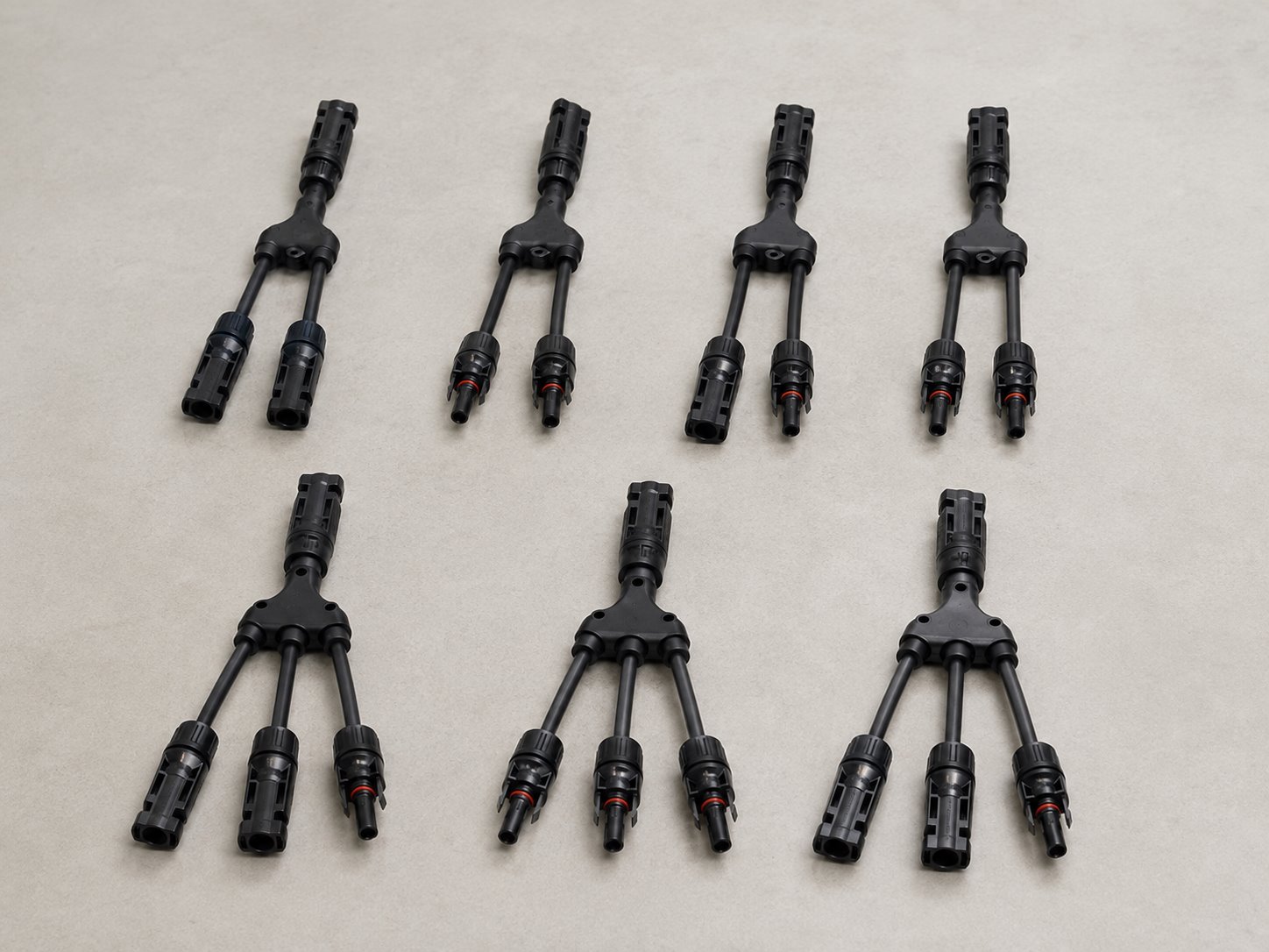 Complete solar branch connectors